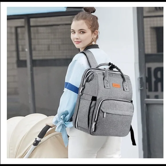 7 in 1 Diaper Bag Backpack with Changing Station Baby Bags for Boys Girls Men... - Picture 6 of 7